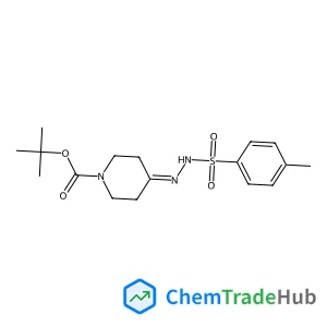 tert-Butyl 4-(2-(p-Tolylsulfonyl)hydrazono)piperidine-1-carboxylate structure tert-Butyl 4-(2-(p-Tolylsulfonyl)hydrazono)piperidine-1-carboxylate structure