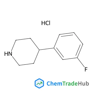 4-(3-Fluorophenyl)piperidine hydrochloride (1:1)