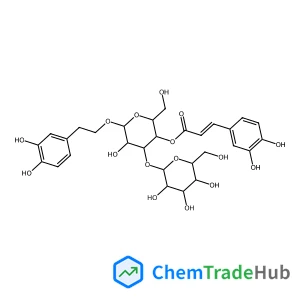 2-(3,4-Dihydroxyphenyl)ethyl 4-O-[(2E)-3-(3,4-dihydroxyphenyl)-2-propenoyl]-3-O-beta-D-glucopyranosyl-beta-D-glucopyranoside