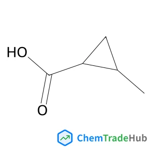 trans-2-Methylcyclopropanecarboxylic acid structure