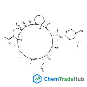 (1R,9S,12S,13R,14S,17R,18E,21S,23S,24R,25S,27R)-17-Allyl-1,14-dihydroxy-12-{(1E)-1-[(1R,3R,4R)-4-hydroxy-3-methoxycyclohexyl]-1-propen-2-yl}-23,25-dimethoxy-13,19,21,27-tetramethyl-11,28-dioxa-4-azatr
icyclo[22.3.1.0~4,9~]octacos-18-ene-2,3,10,16-tetrone