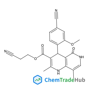 2-Cyanoethyl 4-(4-cyano-2-methoxyphenyl)-2,8-dimethyl-5-oxo-1,4,5,6-tetrahydro-1,6-naphthyridine-3-carboxylate