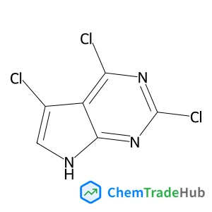 2,4,5-Trichloro-7H-pyrrolo[2,3-d]pyrimidine structure