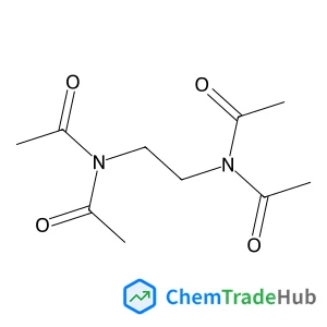 N,N'-1,2-Ethanediylbis(N-acetylacetamide) structure