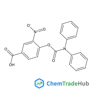 4-[(Diphenylcarbamoyl)oxy]-3-nitrobenzoic acid