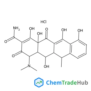 (4S,4aR,5S,5aR,6R,12aS)-4-(Dimethylamino)-3,5,10,12,12a-pentahydroxy-6-methyl-1,11-dioxo-1,4,4a,5,5a,6,11,12a-octahydro-2-tetracenecarboxamide hydrochloride (1:1)