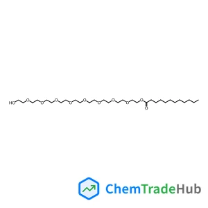 26-Hydroxy-3,6,9,12,15,18,21,24-octaoxahexacos-1-yl laurate 26-Hydroxy-3,6,9,12,15,18,21,24-octaoxahexacos-1-yl laurate