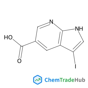 3-Iodo-1H-pyrrolo[2,3-b]pyridine-5-carboxylic acid