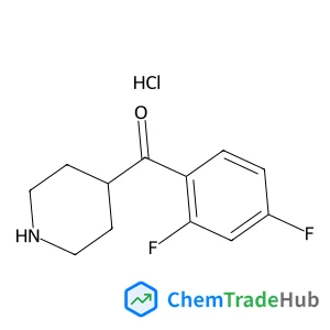 (2,4-Difluorophenyl)(4-piperidinyl)methanone hydrochloride (1:1) (2,4-Difluorophenyl)(4-piperidinyl)methanone hydrochloride (1:1)