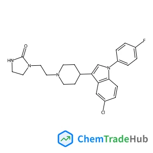 1-(2-{4-[5-Chloro-1-(4-fluorophenyl)-1H-indol-3-yl]-1-piperidinyl}ethyl)-2-imidazolidinone