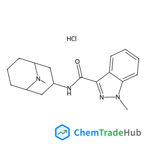 1-Methyl-N-[(3-endo)-9-methyl-9-azabicyclo[3.3.1]non-3-yl]-1H-indazole-3-carboxamide hydrochloride (1:1)