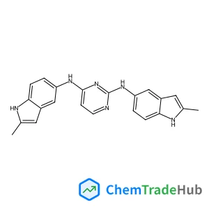 N,N'-Bis(2-methyl-1H-indol-5-yl)-2,4-pyrimidinediamine