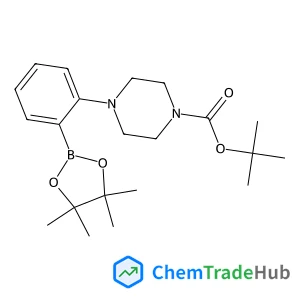 2-Methyl-2-propanyl 4-[2-(4,4,5,5-tetramethyl-1,3,2-dioxaborolan-2-yl)phenyl]-1-piperazinecarboxylate
