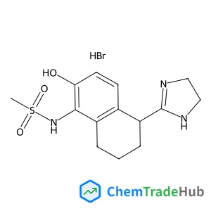N-[5-(4,5-Dihydro-1H-imidazol-2-yl)-2-hydroxy-5,6,7,8-tetrahydro-1-naphthalenyl]methanesulfonamide hydrobromide (1:1)