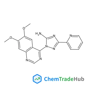 1-(6,7-Dimethoxy-4-quinazolinyl)-3-(2-pyridinyl)-1H-1,2,4-triazol-5-amine