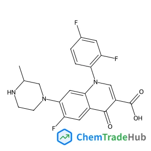 1-(2,4-Difluorophenyl)-6-fluoro-7-(3-methyl-1-piperazinyl)-4-oxo-1,4-dihydro-3-quinolinecarboxylic acid