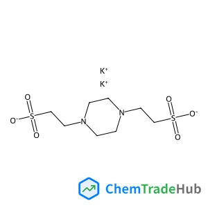Dipotassium 2,2'-(1,4-piperazinediyl)diethanesulfonate Dipotassium 2,2'-(1,4-piperazinediyl)diethanesulfonate