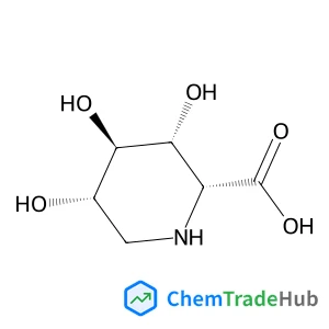 (2R,3R,4R,5S)-3,4,5-Trihydroxy-2-piperidinecarboxylic acid