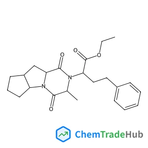 Ethyl (2S)-2-[(3S,5aS,8aS,9aS)-3-methyl-1,4-dioxodecahydro-2H-cyclopenta[4,5]pyrrolo[1,2-a]pyrazin-2-yl]-4-phenylbutanoate
