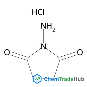 1-Amino-2,5-pyrrolidinedione hydrochloride (1:1)