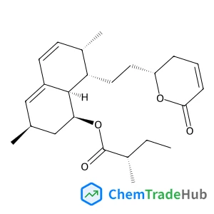 (1S,3R,7S,8S,8aR)-3,7-Dimethyl-8-{2-[(2R)-6-oxo-3,6-dihydro-2H-pyran-2-yl]ethyl}-1,2,3,7,8,8a-hexahydro-1-naphthalenyl (2S)-2-methylbutanoate