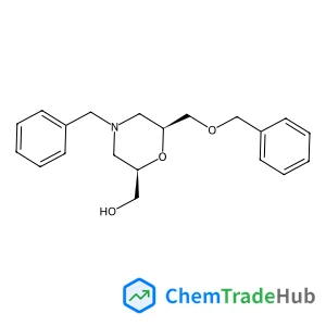 ((2R,6S)-4-BENZYL-6-(BENZYLOXYMETHYL)MORPHOLIN-2-YL)METHANOL