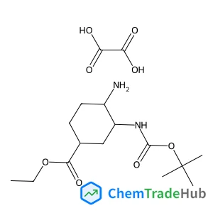 (1S,3R,4S)-Ethyl 4-amino-3-((tert-butoxycarbonyl)amino)cyclohexanecarboxylate oxalate