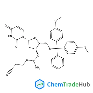 5'-O-[Bis(4-methoxyphenyl)(phenyl)methyl]-3'-O-[(2-cyanoethoxy)(diisopropylamino)phosphino]-2'-deoxyuridine