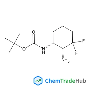 2-Methyl-2-propanyl [(1R,2R)-2-amino-3,3-difluorocyclohexyl]carbamate