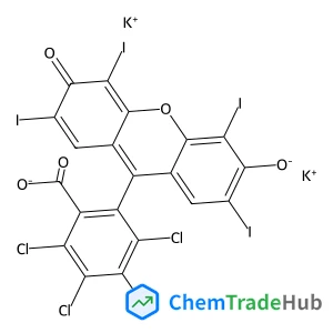 Disodium 4,5,6,7-tetrachloro-2',4',5',7'-tetraiodo-3-oxo-3H-spiro[2-benzofuran-1,9'-xanthene]-3',6'-diolate