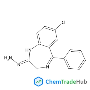 2H-1,4-Benzodiazepin-2-one, 7-chloro-1,3-dihydro-5-phenyl-, hydrazone, (Z)- (9CI)