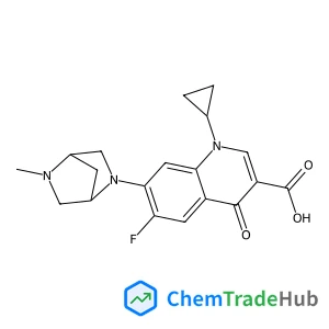 1-Cyclopropyl-6-fluoro-7-[(1S,4S)-5-methyl-2,5-diazabicyclo[2.2.1]hept-2-yl]-4-oxo-1,4-dihydro-3-quinolinecarboxylic acid