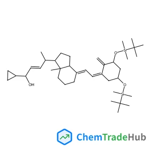 (1S,3R,5E,7E,22E,24S)-1,3-Bis{[dimethyl(2-methyl-2-propanyl)silyl]oxy}-26,27-cyclo-9,10-secocholesta-5,7,10,22-tetraen-24-ol