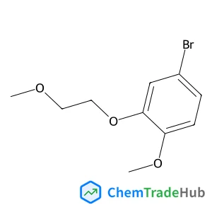 4-Bromo-1-methoxy-2-(2-methoxyethoxy)benzene 4-Bromo-1-methoxy-2-(2-methoxyethoxy)benzene