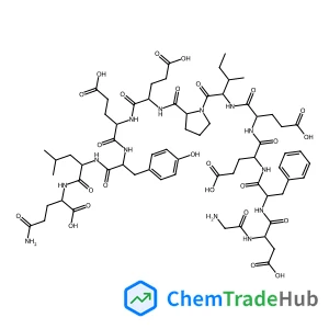 Glycyl-L-alpha-aspartyl-L-phenylalanyl-L-alpha-glutamyl-L-alpha-glutamyl-L-isoleucyl-L-prolyl-L-alpha-glutamyl-L-alpha-glutamyl-L-tyrosyl-L-leucyl-L-glutamine
