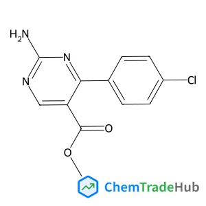 Methyl 2-amino-4-(4-chlorophenyl)-5-pyrimidinecarboxylate structure Methyl 2-amino-4-(4-chlorophenyl)-5-pyrimidinecarboxylate structure