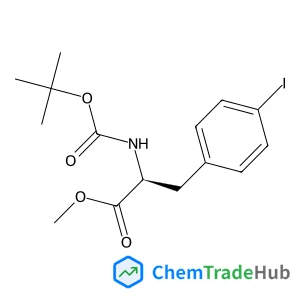 Methyl 4-iodo-N-{[(2-methyl-2-propanyl)oxy]carbonyl}-L-phenylalaninate