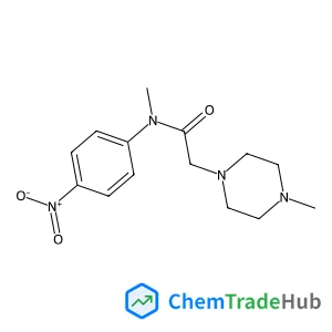 N-Methyl-2-(4-methyl-1-piperazinyl)-N-(4-nitrophenyl)acetamide