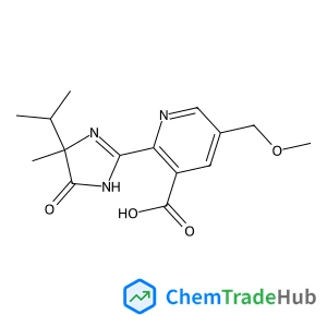 2-(4-Isopropyl-4-methyl-5-oxo-4,5-dihydro-1H-imidazol-2-yl)-5-(methoxymethyl)nicotinic acid