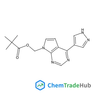 [4-(1H-Pyrazol-4-yl)-7H-pyrrolo[2,3-d]pyrimidin-7-yl]methyl pivalate