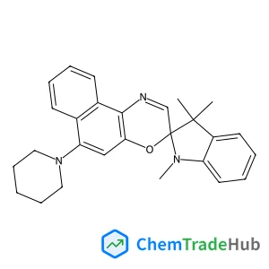 1,3,3-Trimethyl-6'-(1-piperidinyl)-1,3-dihydrospiro[indole-2,3'-naphtho[2,1-b][1,4]oxazine]