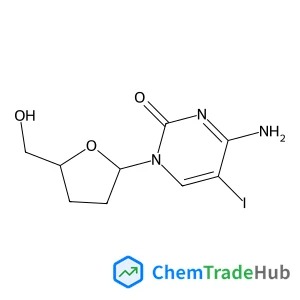 4-Amino-1-[(2R,5S)-5-(hydroxymethyl)tetrahydro-2-furanyl]-5-iodo-2(1H)-pyrimidinone
