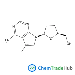 [(2S,5R)-5-(4-Amino-5-iodo-7H-pyrrolo[2,3-d]pyrimidin-7-yl)tetrahydro-2-furanyl]methanol