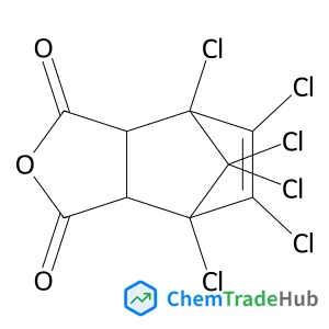 (1R,7S)-1,7,8,9,10,10-Hexachloro-4-oxatricyclo[5.2.1.0~2,6~]dec-8-ene-3,5-dione
