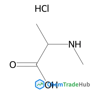 (R)-2-(Methylamino)propanoic acid hydrochloride structure