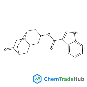 1H-Indole-3-carboxylic acid, octahydro-3-oxo-2,6-methano-2H-quinolizin-8-yl ester, stereoisomer 1H-Indole-3-carboxylic acid, octahydro-3-oxo-2,6-methano-2H-quinolizin-8-yl ester, stereoisomer