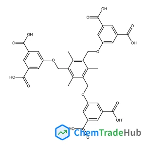 5,5',5''-(((2,4,6-Trimethylbenzene-1,3,5-triyl)tris(methylene))tris(oxy))triisophthalic acid structure 5,5',5''-(((2,4,6-Trimethylbenzene-1,3,5-triyl)tris(methylene))tris(oxy))triisophthalic acid structure