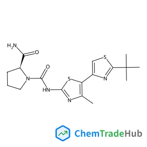 (2S)-N~1~-[4'-Methyl-2-(2-methyl-2-propanyl)-4,5'-bi-1,3-thiazol-2'-yl]-1,2-pyrrolidinedicarboxamide