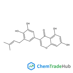3-[3,4-Dihydroxy-5-(3-methyl-2-buten-1-yl)phenyl]-5,7-dihydroxy-4H-chromen-4-one