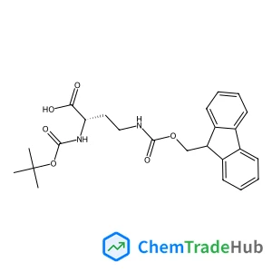(2S)-4-{[(9H-Fluoren-9-ylmethoxy)carbonyl]amino}-2-({[(2-methyl-2-propanyl)oxy]carbonyl}amino)butanoic acid